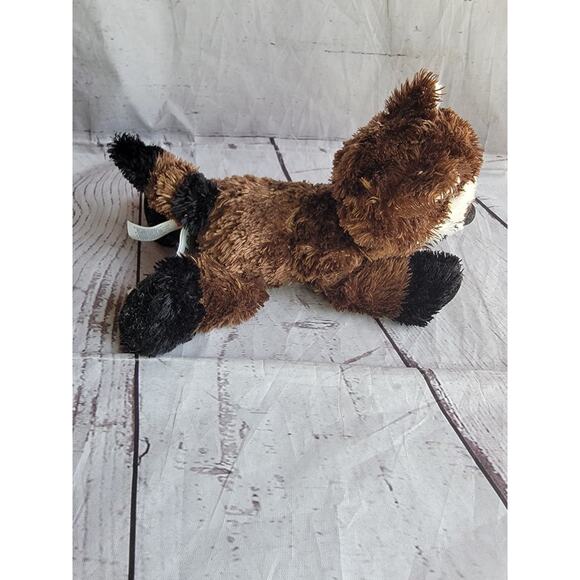 Aurora Brown Raccoon Plush 6 Inch 2017 Stuffed Animal Toy - Picture 2 of 8